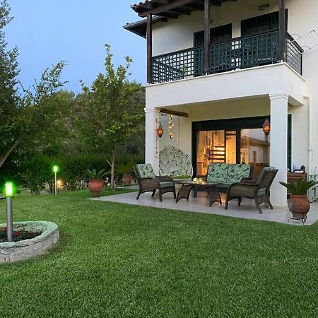 Detached Villa With Sea View Hanioti Exteriör bild